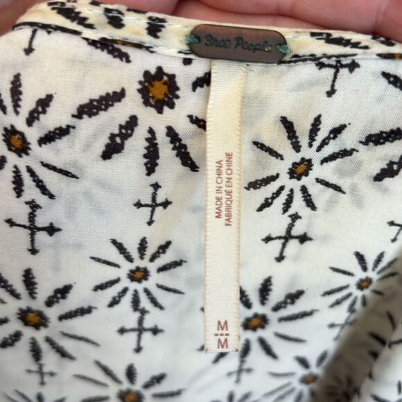 Free People Down by the Bay Tunic Top Medium - Picture 2 of 6